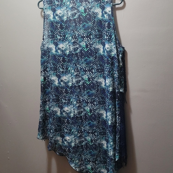 Yvonne Marie Sleeveless Fringe Tunic M - Picture 9 of 9